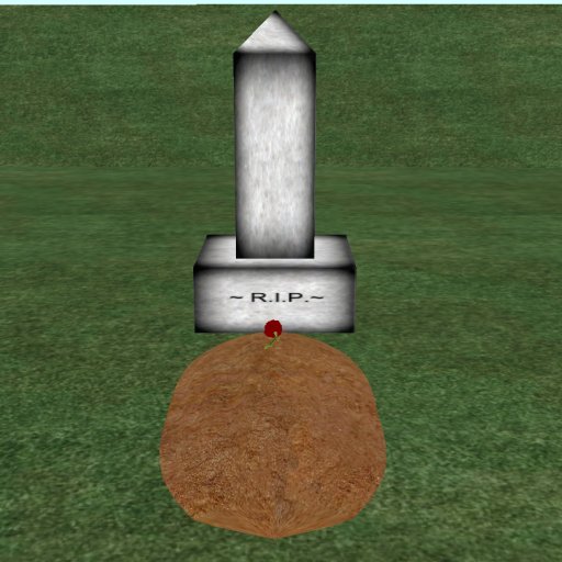 Verse 1, Enticing Designs 5 Prim Monument Style Marble Tombstone Marker with Inscription, Grave, and Rose