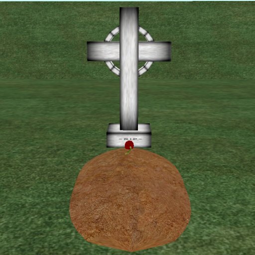 Verse 1, Enticing Designs 5 Prim Celtic Cross Style Marble Tombstone Marker with Inscription, Grave, and Rose