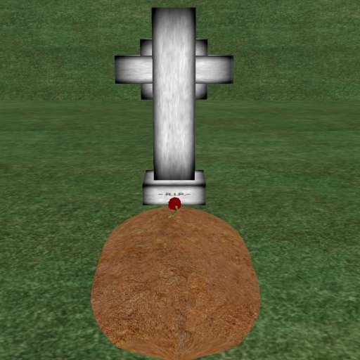 Verse 1, Enticing Designs 5 Prim Box Cross Style Marble Tombstone Marker with Inscription, Grave, and Rose