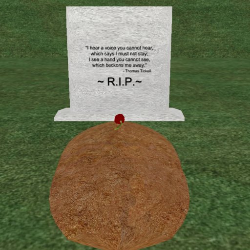 Verse 10, Enticing Designs 5 Prim Tapered Square Style Cement Tombstone Marker with Inscription, Grave, and Rose