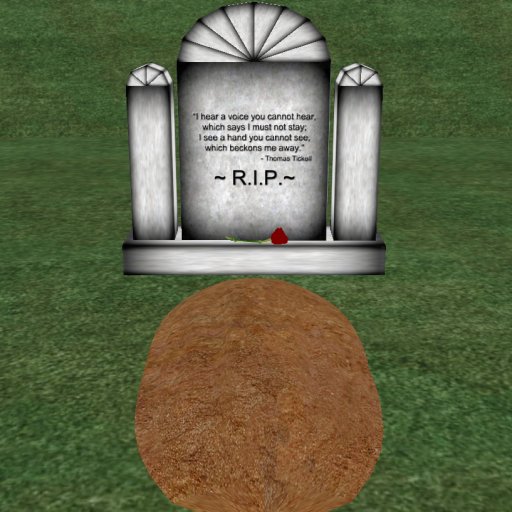 Verse 10, Enticing Designs 5 Prim Dome Top Style Marble Tombstone Marker with Inscription, Grave, and Rose