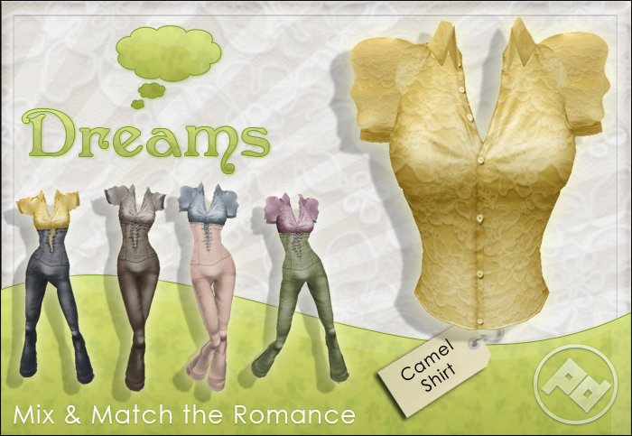 ::Poised:: Dreams Shirt - Camel