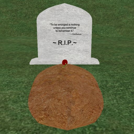 Verse 3, Enticing Designs 5 Prim Rounded Arch Style Cement Tombstone Marker with Inscription, Grave, and Rose