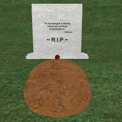 Verse 3, Enticing Designs 5 Prim Tapered Square Style Cement Tombstone Marker with Inscription, Grave, and Rose