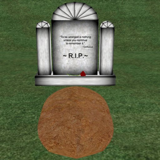 Verse 3, Enticing Designs 5 Prim Dome Top Style Marble Tombstone Marker with Inscription, Grave, and Rose