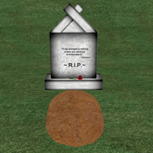 Verse 3, Enticing Designs 5 Prim Large Fancy Square Style Marble Tombstone Marker with Inscription, Grave, and Rose