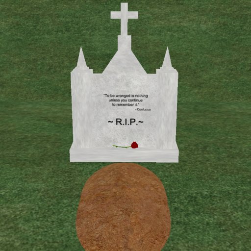 Verse 3, Enticing Designs 5 Prim Large Cross Top Style Cement Tombstone Marker with Inscription, Grave, and Rose