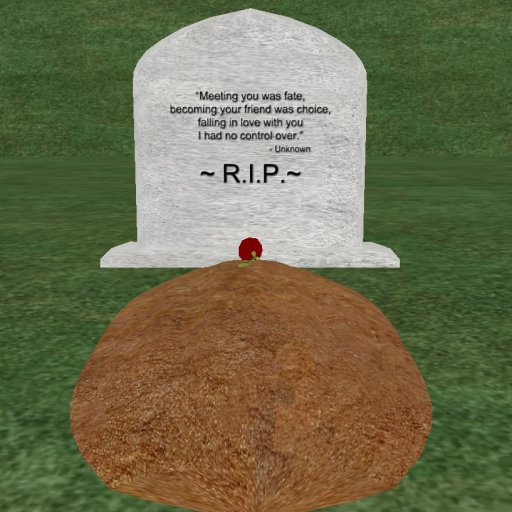 Verse 4, Enticing Designs 5 Prim Rounded Arch Style Cement Tombstone Marker with Inscription, Grave, and Rose