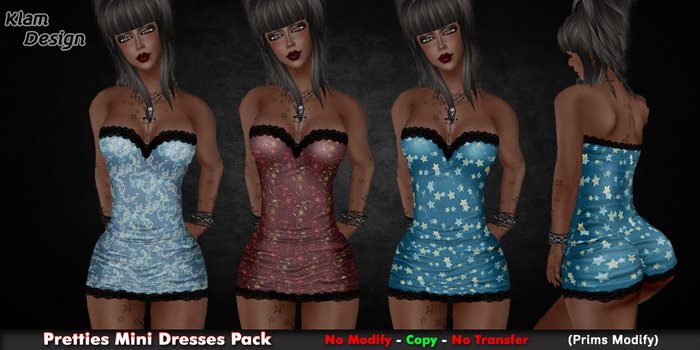 Pretties Mini Dresses - Klam Design