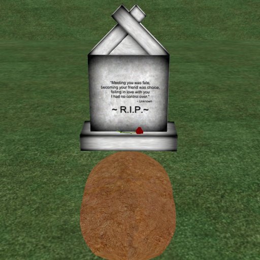 Verse 4, Enticing Designs 5 Prim Large Fancy Square Style Marble Tombstone Marker with Inscription, Grave, and Rose