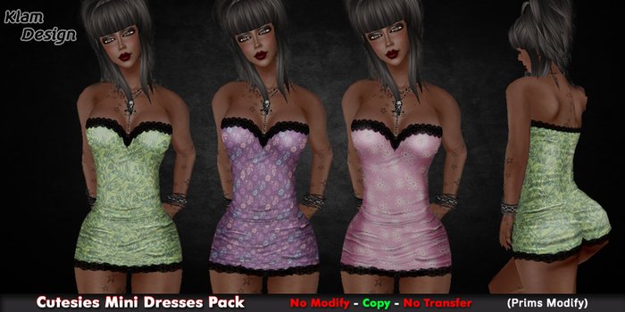 Cutesies Mini Dresses - Klam Design