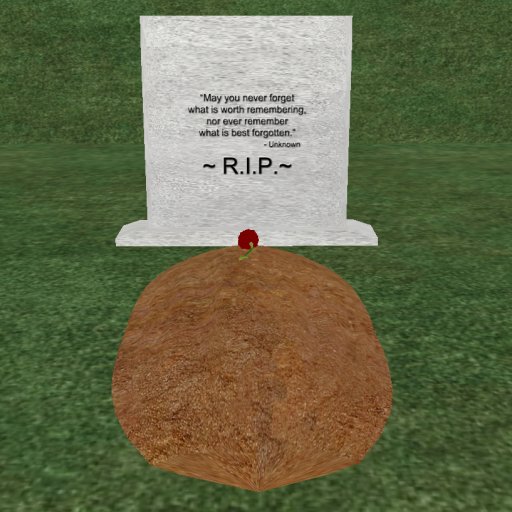 Verse 5, Enticing Designs 5 Prim Tapered Square Style Cement Tombstone Marker with Inscription, Grave, and Rose