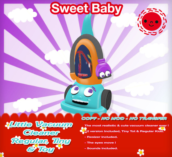 Sweet Baby - Little Vacuum Cleaner Model 01