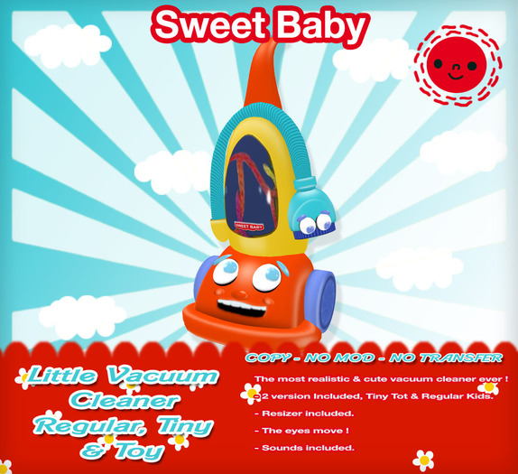 Sweet Baby - Little Vacuum Cleaner Model 03