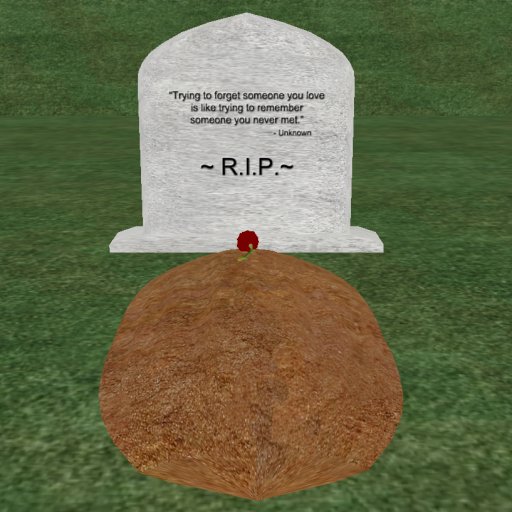 Verse 6, Enticing Designs 5 Prim Rounded Arch Style Cement Tombstone Marker with Inscription, Grave, and Rose