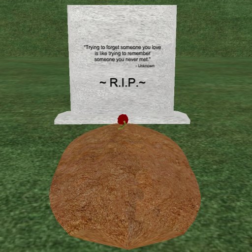 Verse 6, Enticing Designs 5 Prim Tapered Square Style Cement Tombstone Marker with Inscription, Grave, and Rose