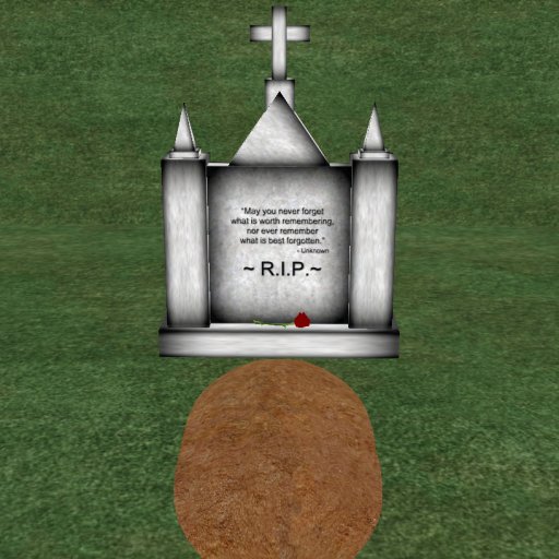 Verse 6, Enticing Designs 5 Prim Large Cross Top Style Marble Tombstone Marker with Inscription, Grave, and Rose