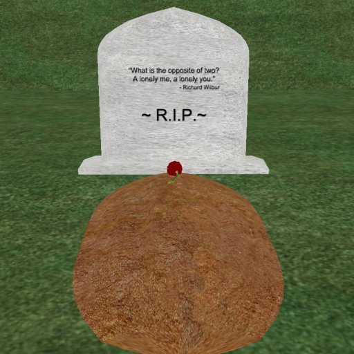 Verse 7, Enticing Designs 5 Prim Rounded Arch Style Cement Tombstone Marker with Inscription, Grave, and Rose
