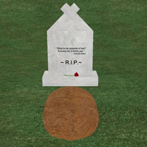 Verse 7, Enticing Designs 5 Prim Large Fancy Square Style Cement Tombstone Marker with Inscription, Grave, and Rose