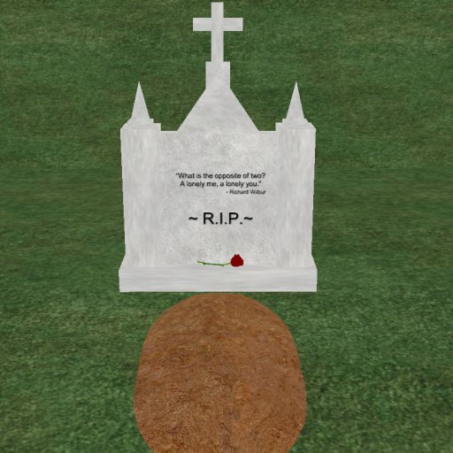 Verse 7, Enticing Designs 5 Prim Large Cross Top Style Cement Tombstone Marker with Inscription, Grave, and Rose
