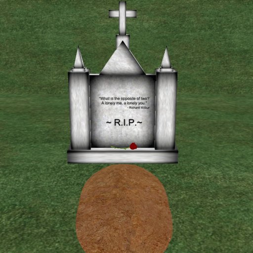 Verse 7, Enticing Designs 5 Prim Large Cross Top Style Marble Tombstone Marker with Inscription, Grave, and Rose