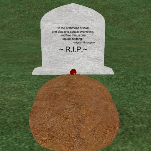 Verse 8, Enticing Designs 5 Prim Rounded Arch Style Cement Tombstone Marker with Inscription, Grave, and Rose