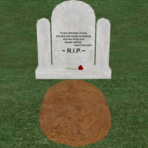 Verse 8, Enticing Designs 5 Prim Dome Top Style Cement Tombstone Marker with Inscription, Grave, and Rose