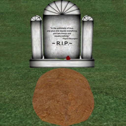Verse 8, Enticing Designs 5 Prim Dome Top Style Marble Tombstone Marker with Inscription, Grave, and Rose