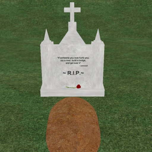 Verse 11, Enticing Designs 5 Prim Large Cross Top Style Cement Tombstone Marker with Inscription, Grave, and Rose
