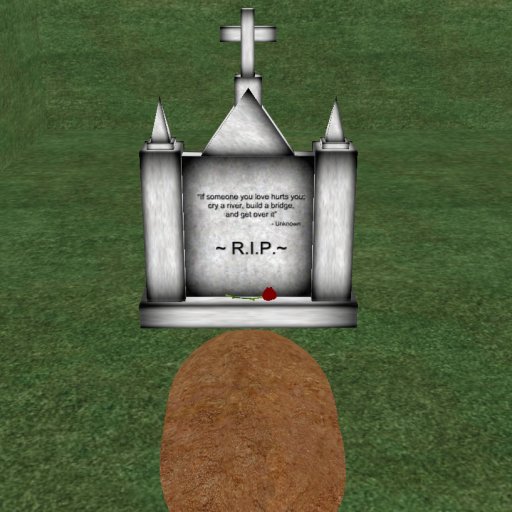 Verse 11, Enticing Designs 5 Prim Large Cross Top Style Marble Tombstone Marker with Inscription, Grave, and Rose