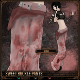 [Mesh] =^.^= Curious Kitties - Sweet Buckle Pants - Pink 