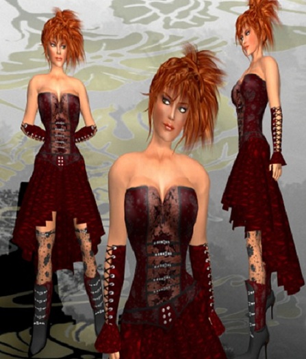 Noctorine Red M&A Collection  - Complete Outfit