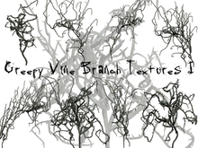 FULL PERM Creepy Vine Branch Textures I