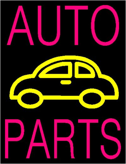 Auto Parts neon sign