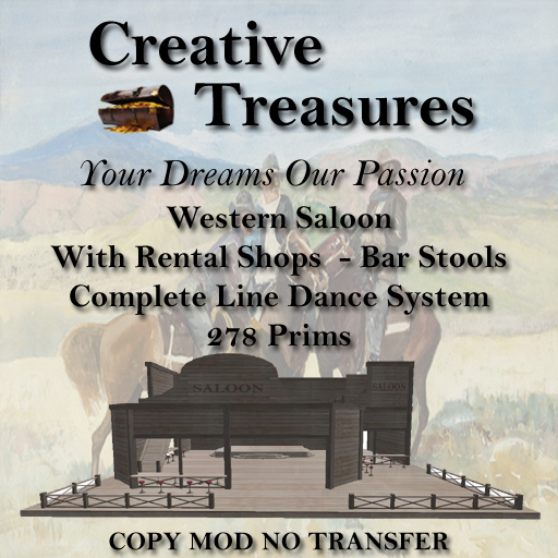 Western Saloon with Rental Shops