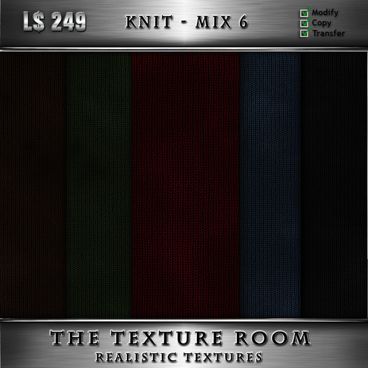 The Texture Room - Knit Mix 6 Textures