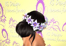Ornament for hair (lily, rose) #6