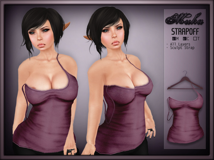 *MUKA* Strapoff Purple