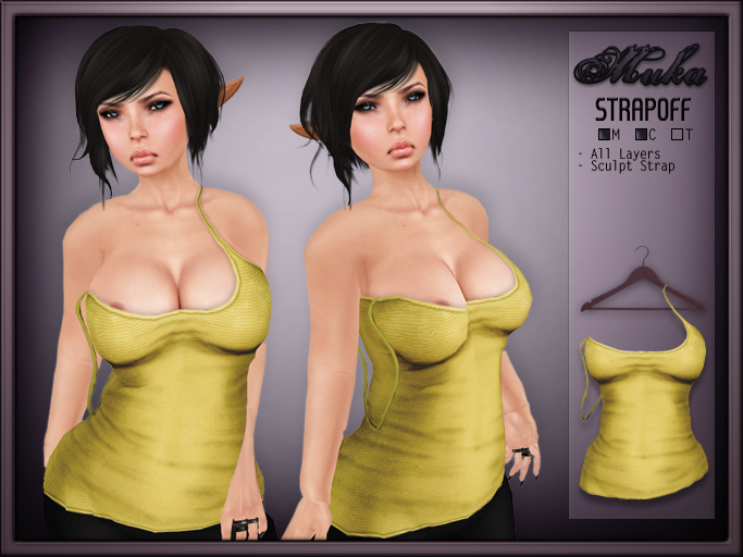 *MUKA* Strapoff Yellow