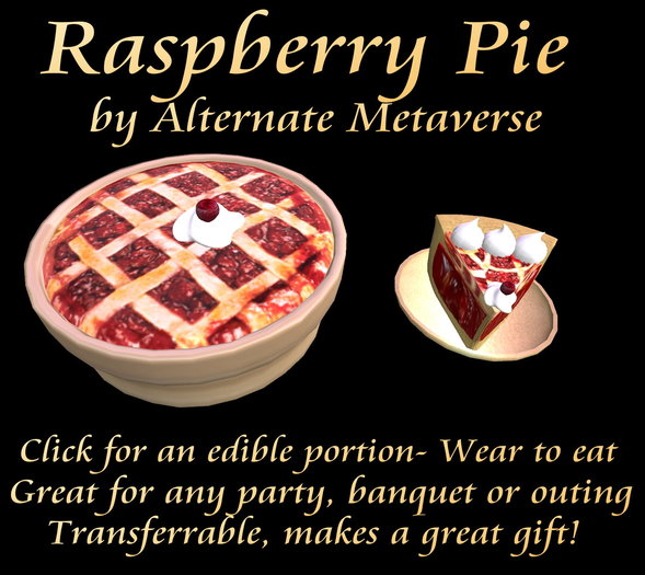 Cherry Pie - Cliclk for slice-Alternate Metaverse Foods 