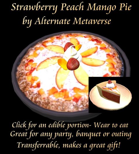 Strawberry Peach Mango Pie- Click For Slice-AMV Foods 