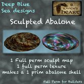 *RH* & DBS 1 prim Abalone sculpt map & texture (crated)