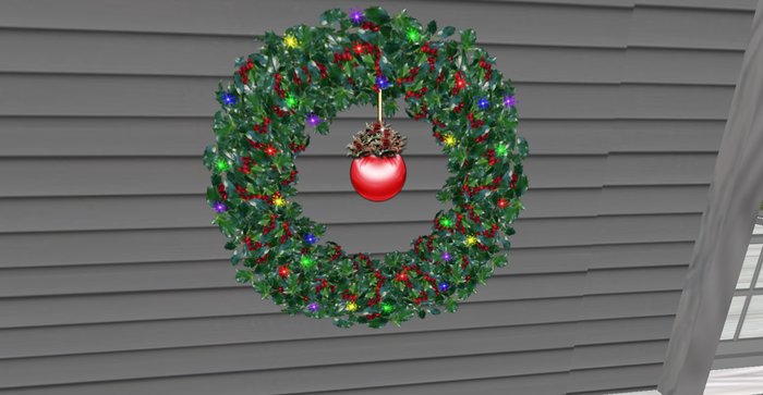 ALMOST FREE!!! Christmas Wreath With Red Decor