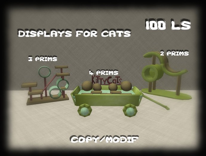 DISPLAYS FOR CATS GREEN