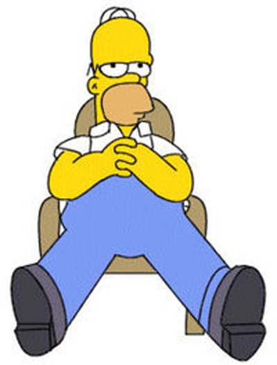 GESTURE HOMER "ME ABURRO" SONIDO Y GESTO