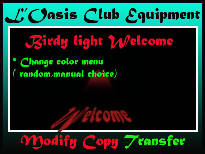 birdy light welcome