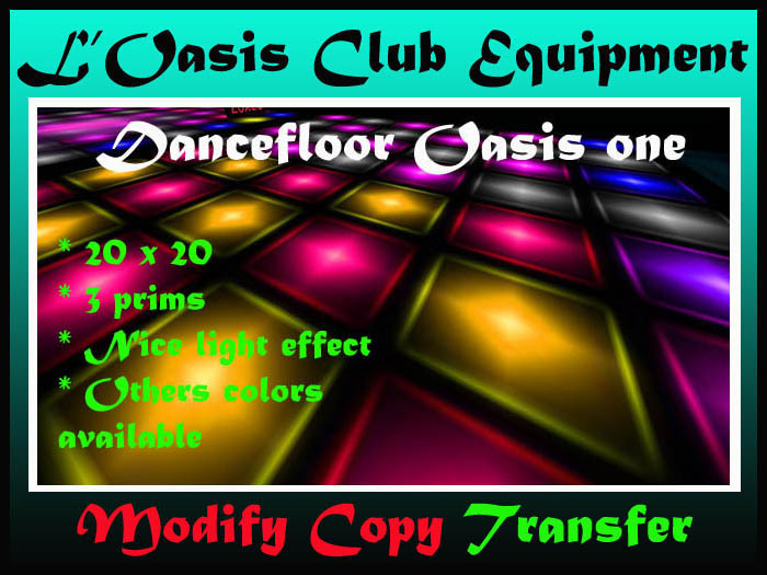 dancefloor oasis one