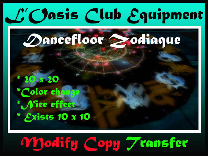 dancefloor zodiaque