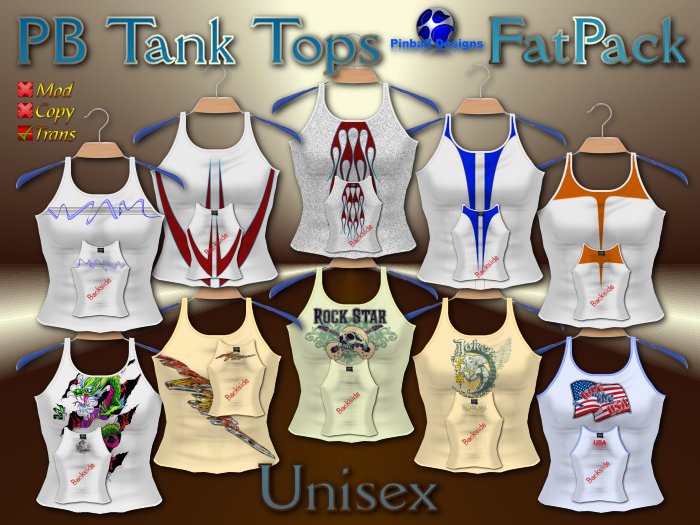 PB Unisex Tanktop Fatpack