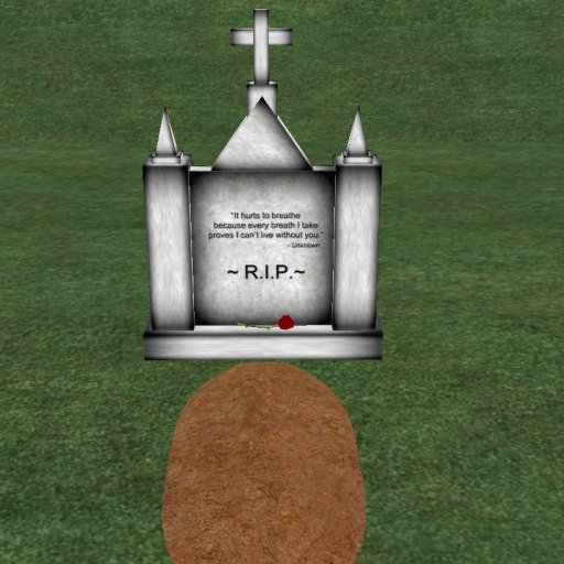 Verse 13, Enticing Designs 5 Prim Large Cross Top Style Marble Tombstone Marker with Inscription, Grave, and Rose